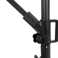10ft Offset Hanging Market Patio Umbrella with Easy Tilt Adjustment, Polyester Shade, 8 Steel Ribs, 116" L x 116" W x 98.5" H, Navy Blue(m-9)