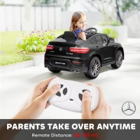 Aosom Officially Licensed Kids Ride-On Car 12V Electric Ride On Car Perfect Toy Gift with Remote Control Suspension Wheel, Black(m-5)