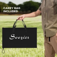 Soozier Spike Ball Game Set, Mini Beach Games Set w/ Roundnet, 3 Balls, Pump, Carrying Bag, Portable Outdoor Games for Families(m-7)