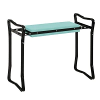 Outsunny Garden Kneeler and Seat Stool, Folding Gardening Stool Kneeling Chair with Thicken Pad and Handles(m-2)