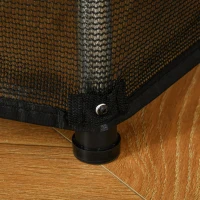 Outsunny 55" Kids Trampoline with Enclosure Net for Indoor/Outdoor, Trampoline for Boys and Girls Age 3-6 Years, Multi-Coloured(m-13)