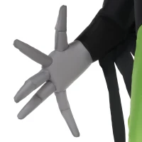 Outsunny 8ft Halloween Inflatable Pumpkin Head Ghost in A Hat, Outdoor Blow-Up Decoration with LED Lights for Yard Display(m-9)