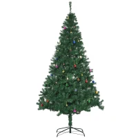 HOMCOM 7ft Green Christmas Tree Artificial Xmas Holidays Party with Decoration Ornament(m-11)