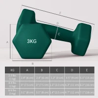 Soozier 26 LBS Hex Dumbbell Set with Vertical Rack, Adjustable Dumbbells, Hand Weights for Home Gym Strength Training, Green(m-3)