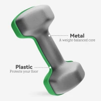 Soozier 40 LBS Hex Dumbbell Set with Vertical Rack, Adjustable Dumbbells, Hand Weights for Home Gym Strength Training, Green(m-6)
