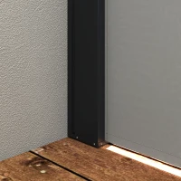 Outsunny 13' x 5' Retractable Side Awning, Outdoor Privacy Screen for Garden, Hot Tub, Balcony, Terrace, Pool, Light Grey(m-10)