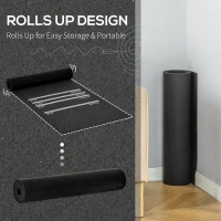 Soozier 9.8 x 2 ft Professional Rubber Dart Mat with 4 Throwing Distances for Pub Club Home, Black(m-5)