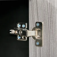 HOMCOM Kitchen Sideboard Storage Cabinet, Modern Coffee Bar with Push-Open Design and 2 Drawers for Living Room, Black(m-12)