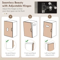 HOMCOM Kitchen Pantry Storage Cabinet, 72" Freestanding Cabinet with Hutch, Large Countertop, Glass Doors and Adjustable Shelves for Dining Room, Black(m-5)