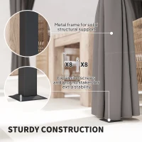 Outsunny 10' x 10' Retractable Pergola, Garden Gazebo Shelter with Curtains, for Grill, Patio, Deck, Light Grey(m-6)