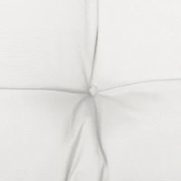 Outsunny Set of 2 Patio Bench Replacement Cushions, 2 Seater Outdoor Loveseat Cushion Seat Pad, 43" x 19" x 3", Cream White(m-10)