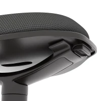 HOMCOM Standing Desk Stool, Ergonomic Wobble Chair, Adjustable Leaning Stool for Office Desks, with Rocking Motion, Black(m-10)