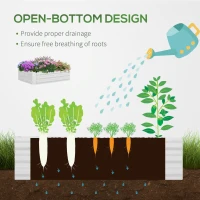 Outsunny Steel Outdoor Raised Garden Bed with Greenhouse,Cover, Roll Up Door, Dual Use, 50"x37.4"x36.2", Green(m-7)