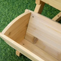 Outsunny 3 Tier Raised Garden Bed, Vertical Wooden Elevated Planter Box Kit, Plant Stand for Flowers, Vegetables, Herbs(m-7)