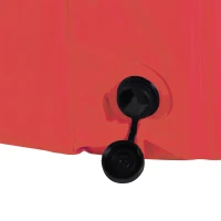 PawHut Foldable Pet Swimming Pool, Portable Dog Bathing Tub, 12" x 47" Plastic Large Dog Pool for Outdoor Dogs and Cats, Red(m-9)