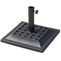 Outsunny 20 lbs Patio Umbrella Base Stand, Bronze