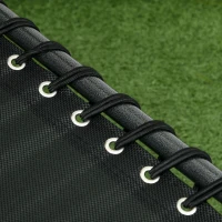 Outsunny Folding Chaise Tanning Lounge Chair w/ 5-level Reclining Back, Reading Hole, Side Pocket, Headrest, Black(m-8)