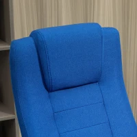 Vinsetto High Back Office Chair, Height Adjustable Computer Desk Chair with Swivel Wheels and Tilt Function, Blue(m-9)