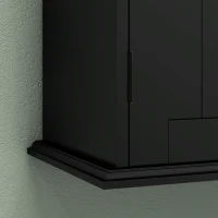 HOMCOM Bathroom Medicine Cabinet, Wall Cabinet with 2 Doors and Adjustable Shelf, Space Saver Over Toilet Cabinet(m-10)