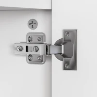 kleankin 35" x 24" Wall Mounted Mirror Cabinet, Bathroom Medicine Cabinet with Mirror, 3 Doors and Adjustable Shelves, White(m-10)