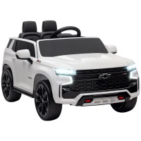 Aosom Electric Ride on Car 12V Kids Ride-on Toy, White(m-1)