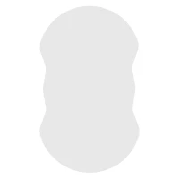 Cloud Coffee Table with Drawer and Open Storage, Particle Board, Cloud Coffee Table with Functional Design, 39.5" L x 23.5" W x 15" H, White(m-10)