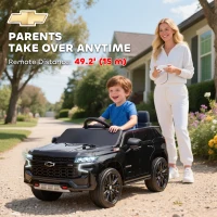 Aosom Electric Ride on Car 12V Kids Ride-on Toy, Black(m-5)