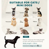 PawHut Elevated Dog Sofa Bed, Cat Couch with Washable Cover, Wooden Legs, for Miniature Dogs, Grey(m-4)