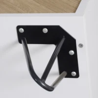 Modern Storage Cabinet with Drawer and Adjustable Shelves, Sideboard with Soft-Close Hinges, 35.5" L x 11.5" W x 28.5" H, White+Wood(m-7)