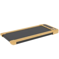 Soozier Walking Pad, Under Desk Treadmill with 17" x 43" Wide Belt, Remote Control, Bluetooth Speaker, Wheels and LED Display(m-1)