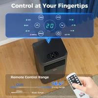 HOMCOM 8000 BTU Portable Air Conditioner with Cooling, Dehumidifier, Remote Control, 24-Hour Timer, Window Mount Kit, Black(m-5)