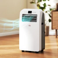 HOMCOM 11500 BTU Mobile Air Conditioner, 550 Sq. Ft., AC Unit with Dehumidifier, 24H Timer On/Off, Window Kit(m-10)