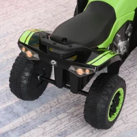 Aosom NO Power Kids Ride On Push Car, w/ Music, Lights for 1.5-3, Green(m-14)
