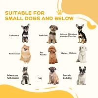 PawHut Freestanding Pet Gate, Folding Dog Gate with 2 Support Feet, 24" High, 3 Panels, for Small Dogs, Indoor Use - Grey(m-7)