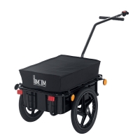 Aosom Bicycle Cargo Trailer, Waterproof Cover, 16in Wheels