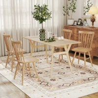 HOMCOM Machine Washable Area Rug 8x10, Non-Slip Boho Flannel Print Floor Carpet for Living Room, Bedroom, Dining Room, Brown(m-9)