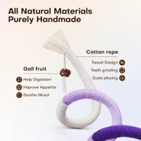 3-Pack Cat Chew Toys with Refillable Natural Catnip, Safe Teeth Cleaning, Interactive Play for All Breeds, 0.5" L x 0.5" W x 19.5" H, Multicolor(m-7)