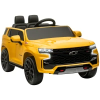 Aosom Electric Ride on Car 12V Kids Ride-on Toy, Yellow(m-1)