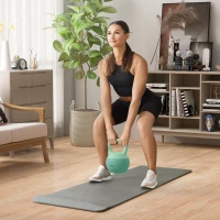 Soozier 22 lb Soft Kettlebell, Sand Filled Weight w/ Grip Handle, Kettlebell Weight for Full Body Workout and Strength Training(m-8)