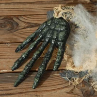 HOMCOM Halloween Animated Mummy with Glowing LED Eyes, Animatronic Halloween Decoration, Battery Operated(m-10)