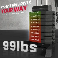 Soozier Multi-Exercise Home Gym Station with 99lbs Weight Stack, for Full Body Workout(m-5)