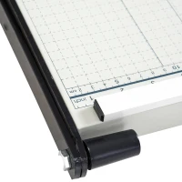 HOMCOM 12-Inch Professional Paper Trimmer Metal Base Guillotine Cutter Plate 12 Sheet Capacity Portable(m-6)