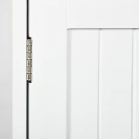 kleankin Bathroom Wall Cabinet, Medicine Cabinet, Over Toilet Storage Cabinet with Shelf and Drawers for Hallway, Living Room, White(m-10)