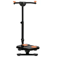 Soozier Foldable Ab Twister Board for Waist Trimming with LCD Display, Ab Workout Equipment for Women and Men, Orange(m-1)