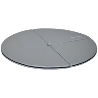 Soozier Pole Dance Mat, 2"T x 5'W Folding Pole Crash Mat for Home, Lightweight and Foldable, Gray(m-1)