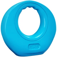 Soozier 13lbs Kettlebell, Kettle Bell with Wide Handle for Home Gym Weight Lifting and Strength Training, Light Blue(m-11)