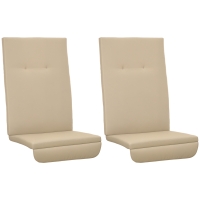 Porch Swing Cushions 48.75" x 21.75" x 2" Beige