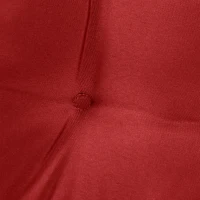 Outsunny 6-Piece Seat Cushion Replacement, Outdoor Patio Chair Cushions Set with Ties, Button Tufted, Wine Red(m-9)