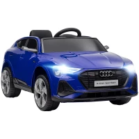 Aosom 2V Kids Electric Ride On Car, Licensed Audi E-tron with Seat, Remote, Dark Blue(m-11)