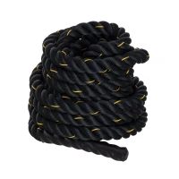HOMCOM Poly Dacron Battle Rope 30ft Exercise Workout Rope Fitness Undulation Rope for Strength Training, Cardio, Exercise Rope(m-2)